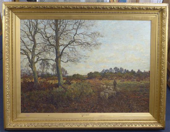 John Aborn RBA (d.1915) A bit of Surrey, 31 x 43in.